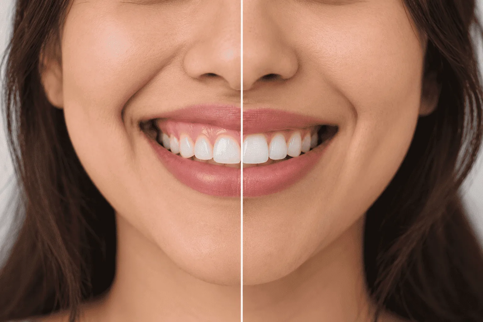 Dentist performing gum contouring procedure